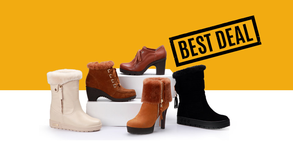 Best Deals on Winter Shoes are on Amazon and Zappos. GrowByData
