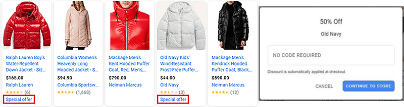 google merchant promotions - Special Offers Extensions