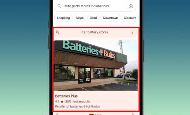 stores - google serp features in 2024